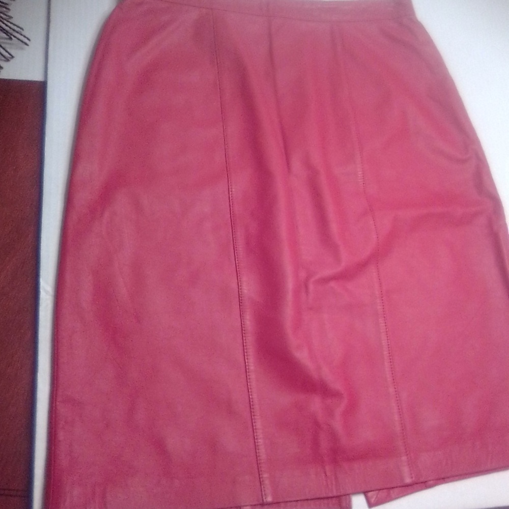 DANA BROOKE SKIRT  100% LEATHER - Picture 10 of 10